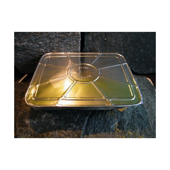 Alu Schale mit Deckel 5 Stück