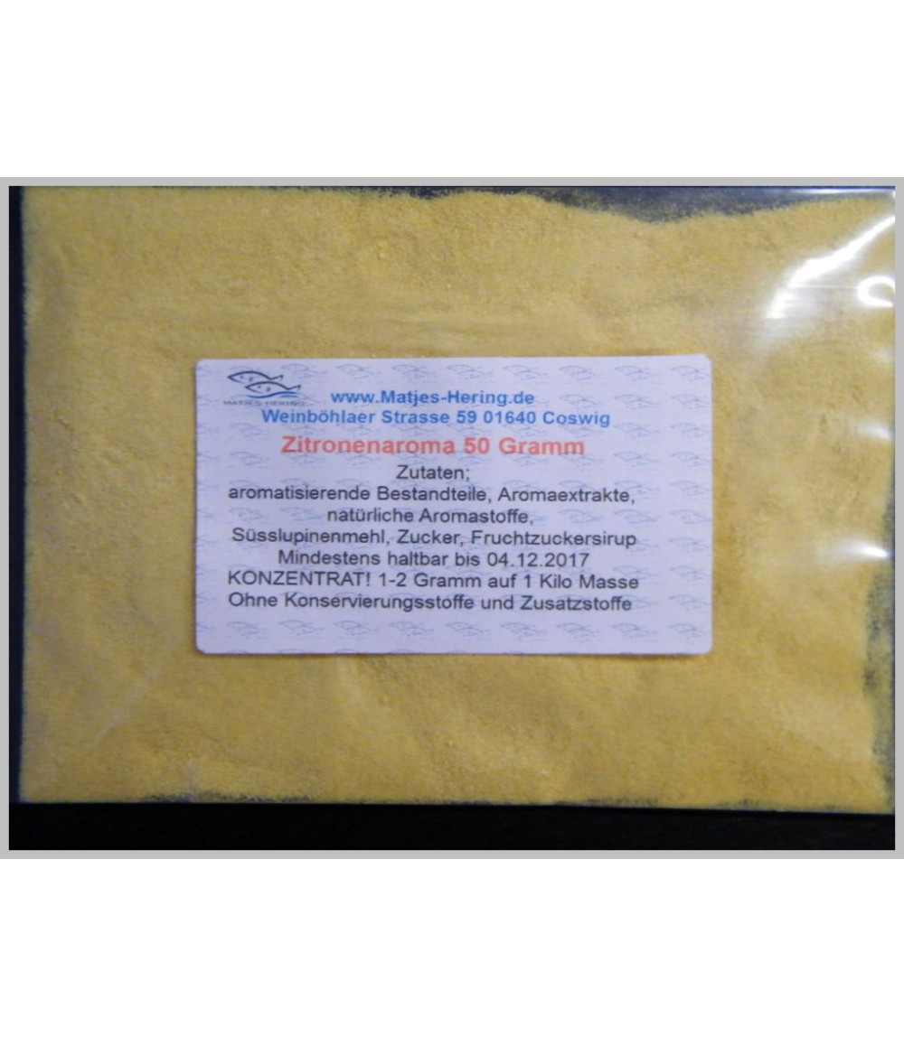 natürliches Zitronen Aroma 50 Gramm