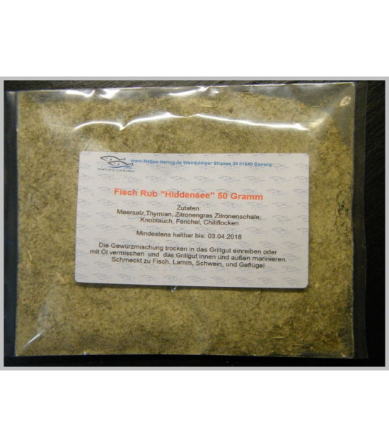 Fisch Rub "Hiddensee" 50 Gramm