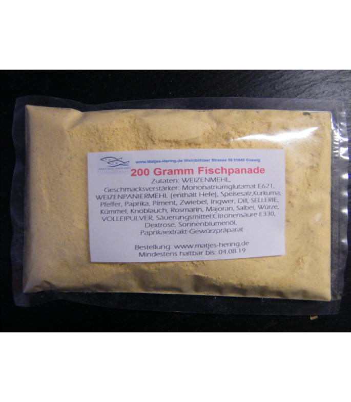 Fischpanade 200 Gramm Fischpanade 200 Gramm