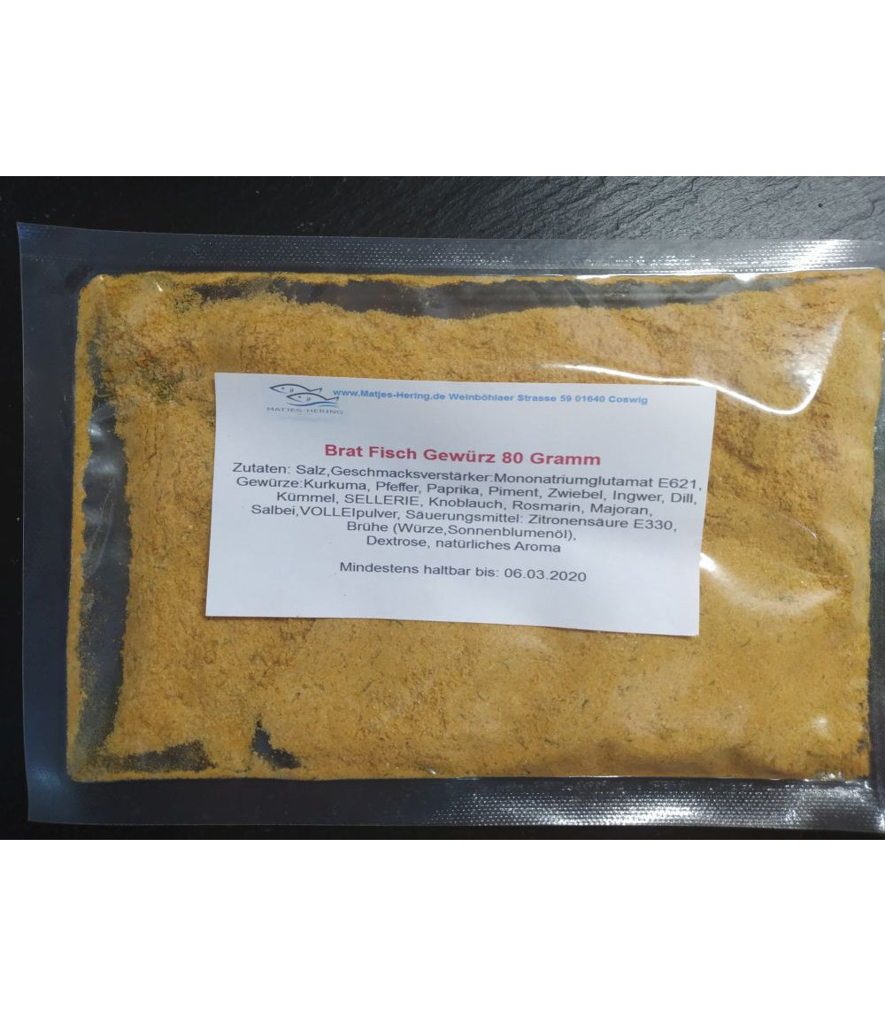 Bratfischgewürz 80 Gramm