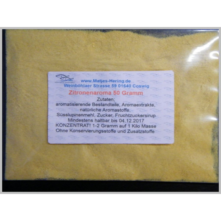 natürliches Zitronen Aroma 50 Gramm