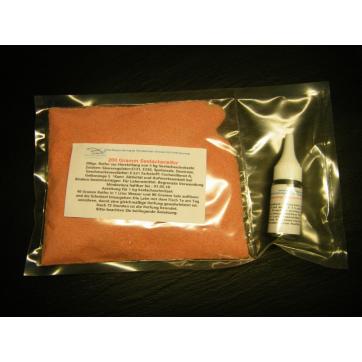 Seelachsreifer 200 Gramm+ 10 ml Raucharoma