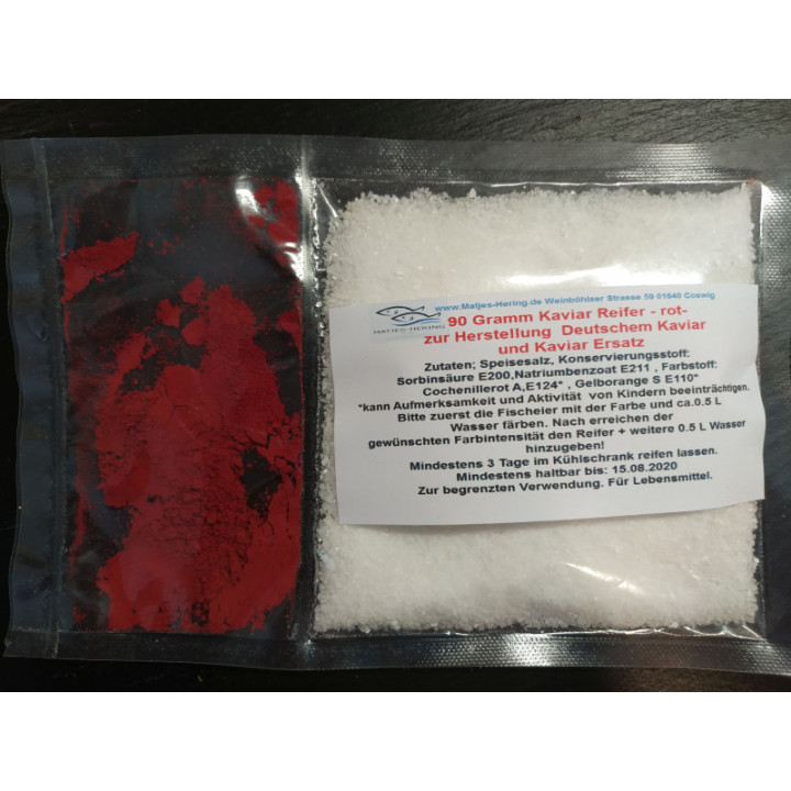 Kaviar Reifer "rot" 90 Gramm