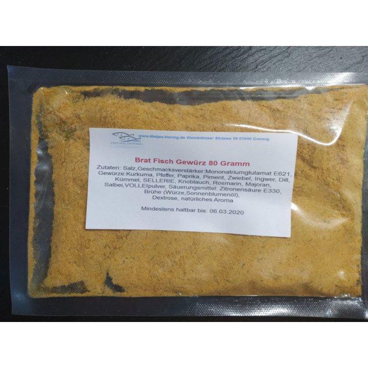 Bratfischgewürz 80 Gramm