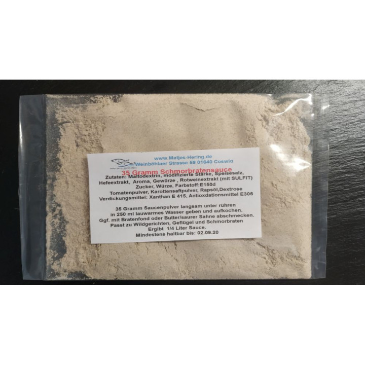 Dunkle Schmorbraten Sauce 35 Gramm